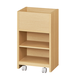 Modern Brown Lockable <b>Storage</b> <b>Cabinet</b> with 4 Drawers Wheels Mirror Minimalist Design Wood Living Room & Home Office Furniture - Product Image 2