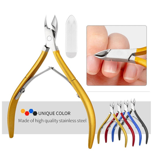Coupe-ongles professionnel en acier inoxydable, mâchoire plate de 12,5 mm, lame tranchante, coupe-ongles à manche noir, outil de manucure et pédicure pour les doigts, Adu - Product Image 5