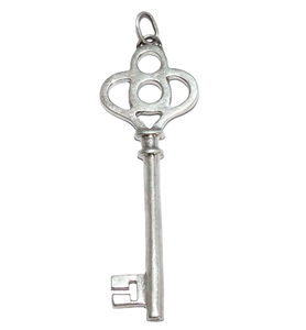 Memoria Jewels Magnifique pendentif en forme de clé certifié IGI, en argent sterling massif 925, 2 1/2 pouces de long, haute qualité, cadeau tendance - Product Image 5