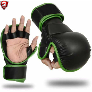 Gants de sparring MMA haut de gamme, gants d'entraînement à doigts ouverts, gants de protection rembourrés pour les arts martiaux MMA, la boxe - Product Image 2