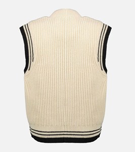 เสื้อกั๊กคาร์ดิแกนถักแบบไม่มีแขน คอวี ระบายอากาศได้ดี สำหรับผู้ชาย ติดกระดุม แฟชั่นที่ยั่งยืน - Product Image 6