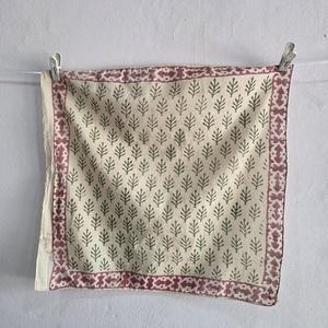 Pañuelo de Algodón Transpirable Estilo Boho Étnico de la Herencia India para Adultos, Color Verde - Product Image 3