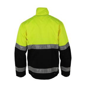 Chaqueta de Seguridad Impermeable de Alta Visibilidad Reflectante ANSI Clase 2, Ropa de Trabajo de Invierno con Logotipo Personalizado para Trabajadores de la Construcción y Carreteras - Product Image 2
