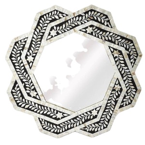 Miroir mural décoratif de luxe en nacre d'Inde au prix de gros - Product Image 1