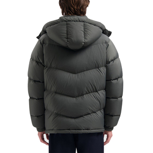 Premium Men Puffer <b>Jacket</b> Lightweight Insulated Winter Outerwear <b>Camouflage</b> Pattern Quick Dry Polyester/Cotton Private Label - Product Image 2