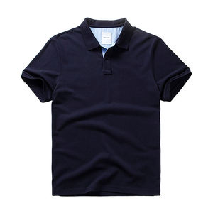 Chemises décontractées pour hommes personnalisées, 100 % coton, col montant, brodées, demi-manches, respirantes - Product Image 1