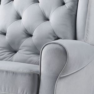 Gray Swivel <b>Recliner</b> Chair with Glider - Product Image 6