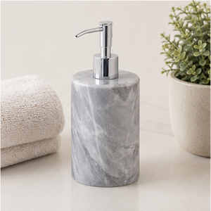 Wholesale Real Solid <b>Marble</b> <b>Soap</b> <b>Dispenser</b> Modern Natural Stone Liquid Lotion Pump for Hotel Bathroom Decor Handwash Bottle - Product Image 6