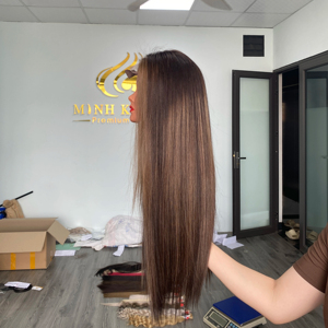 Hot Selling 100% Brazilian Light Brown for Lace Remy Hair <b>Wig</b> 130-150 Density Pre-Plucked Frontal Straight <b>Short</b> Length Small - Product Image 1