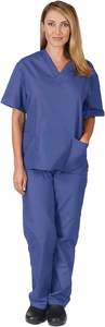 Ensemble de blouses médicales unisexes en tissu extensible de qualité supérieure, pantalon de jogging et haut personnalisables avec logo, uniformes d'hôpital pour médecins et infirmières - Product Image 3
