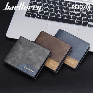 Mens Heat-Transfer Printed RFID <b>Slim</b> PU Leather Wallet Short Card Holder Coin <b>Purse</b> Needle-Detecting Vintage Business Clutch - Product Image 2