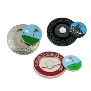 promotional cheap bulk custom Metal Printing ball markers <b>golf</b> poker chip - Product Image 5