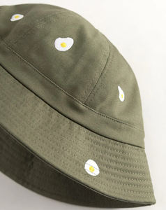 Sombrero de Pescador Personalizado Unisex, Informal, de Lona, Ajustable, Transpirable, Impermeable, de la Mejor Calidad, Color Sólido, Bordado - Product Image 3