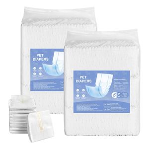 Pannolini Monouso Super Assorbenti per Cani Maschi, Fascia Addominale a 360 Gradi Anti-Perdita con Indicatore di Umidità, Fascia Protettiva per Cani - Product Image 1