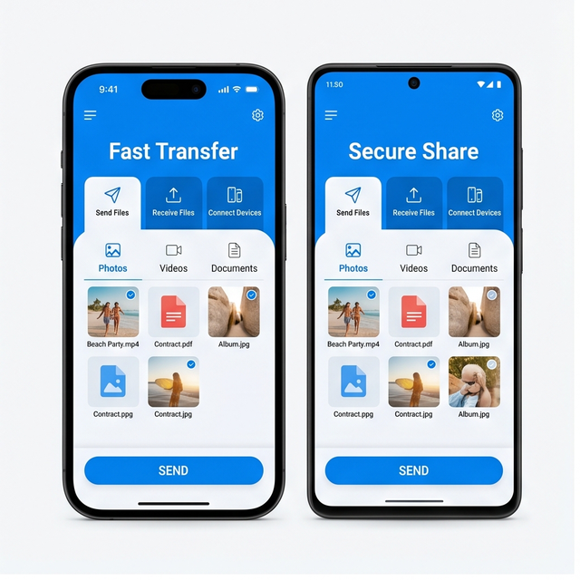 Royalcraft File Sharing App – Fast Transfer, Share Files, Photos, Videos & Documents Securely ios/android