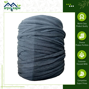 Top Quality Recycled Environment Friendly 14x13cm Soft Acrylic Eco <b>Textile</b> Ties Black Color Big Roll for Tying Flowers and Shrub - Product Image 2