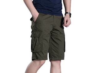 กางเกงขาสั้นออกกำลังกายผู้ชายรุ่นใหม่ ผ้าฝ้ายผสมโพลีเอสเตอร์ ระบายอากาศได้ดี แห้งเร็ว ทรงหลวม เหมาะสำหรับวิ่ง เทรนนิ่ง และเล่นกีฬา - Product Image 3