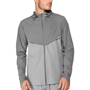 Survêtement coupe-vent pour homme, streetwear, jogging, polyester, nylon, avec sublimation, fournisseur OEM, fabricant, vente en gros - Product Image 3