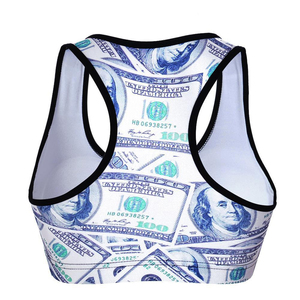 เสื้อชั้นในกีฬาผู้หญิงแบบสั่งทำพิเศษ คุณภาพสูง ระบายอากาศได้ดี เหมาะสำหรับออกกำลังกายและฟิตเนส ผ้าสีสันสดใส กระชับทรงสวย เสื้อชั้นในกีฬาสำหรับผู้หญิง - Product Image 2