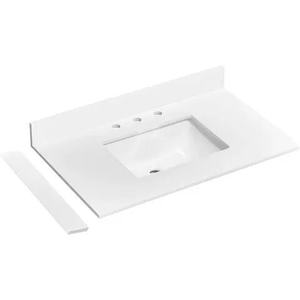 Superficie de cuarzo de alta calidad con acabado pulido y orificios personalizados al por mayor y a bajo precio - Product Image 6