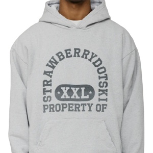 Unisex Heavyweight <b>Fleece</b> Pullover Hoodie Custom Logo 100% Cotton Silk Screen Printed Embroidered <b>Black</b> Oversized Solid Winter - Product Image 2
