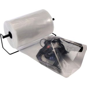 ท่อโพลีใสขนาด4ล้านหนาพิเศษม้วน4 "x 1100 ''สำหรับอุตสาหกรรมอาหารที่มีน้ำหนักมากรูปทรงกระบอกยาว - Product Image 1