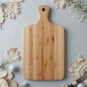 Planche à découper en bois naturel faite à la main, planche de cuisine pour la préparation des aliments, la viande, les légumes, le fromage, le pain, la découpe et le service - Product Image 2