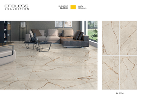 Azulejos de Porcelana Esmaltada Brillante de Diseño Moderno, 8 mm de Grosor, 600X1200 mm, Serie Económica para Apartamentos - Product Image 5