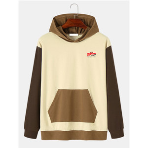 เสื้อฮู้ดดี้ไซส์ใหญ่พิเศษสำหรับผู้ชาย ผ้าฝ้าย 100% ระบายอากาศได้ดี เป็นมิตรกับสิ่งแวดล้อม รับทำโลโก้และสีตามสั่ง เสื้อผ้ากีฬาแนวสตรีท บริการ OEM จำนวนมาก - Product Image 1