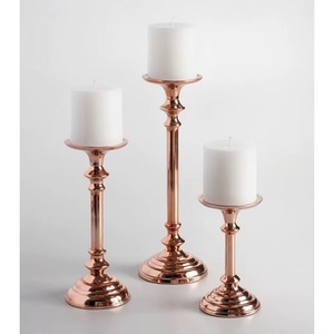 Support à bougie moderne en laiton avec design géométrique pour la décoration de la maison - Product Image 5