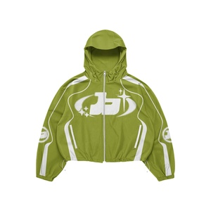 Conjunto de Chándal Cortavientos Personalizado Unisex de Invierno Tallas Grandes, Chaqueta con Capucha y Pantalones Ligeros de Poliéster, Estilo Urbano, OEM Privado - Product Image 4
