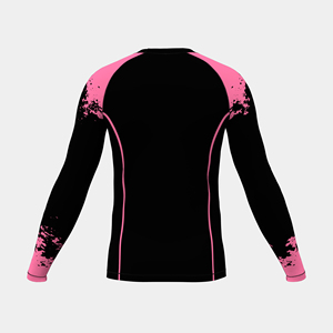 Ranked BJJ Rash Guard for Men Long Sleeve MMA <b>Compression</b> <b>Shirt</b> Approved Grappling Gear USA Europe Market Wholesale - Product Image 6