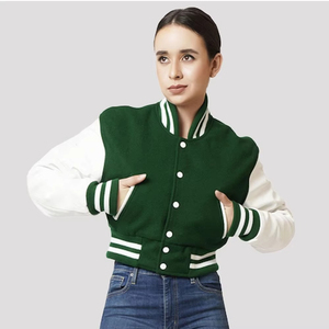 Veste courte en tricot bleu marine pour femme, manches longues, col rond, fermeture boutonnée, couleur unie, bordure contrastée, vêtement d'extérieur décontracté - Product Image 5