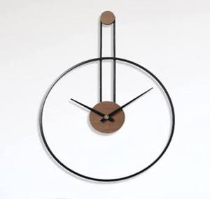 Horloge murale en fer de luxe moderne, nouvelle arrivée, article de décoration murale pour salon, salle à manger, fond, grande taille, horloge murale en métal - Product Image 2