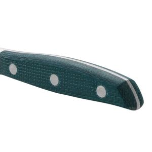 Couteaux à désosser courbés vert sarcelle avec manche fin argenté et triple rivet pour la désossure de volaille et la préparation culinaire - Product Image 4