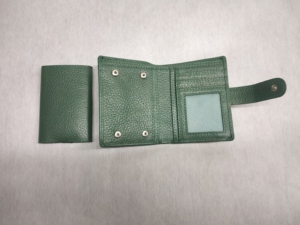 Wholesale Cost Supply Short Men's <b>Wallet</b> Card Cash Holders Metal Push Button Popup Genuine Leather Vintage Hasp Close <b>RFID</b> India - Product Image 3