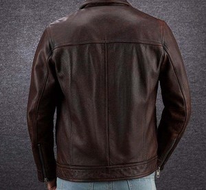 Nouvelle arrivée, veste bomber unisexe d'hiver, inspirée de l'aviation, en simili cuir, fermeture éclair, coupe-vent, respirante, élégante, chaude - Product Image 2