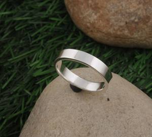 Minimalist Classic 925 Silver Band <b>Ring</b> Simple Dainty Stackable <b>Finger</b> <b>Rings</b> for Women Wedding & Party Bulk - Product Image 3