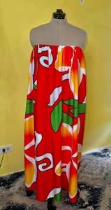Estampado Floral Islas del Pacífico Asiáticas Personalizado, Estilo Étnico, Sin Mangas, Ligero, Transpirable, de Poliéster, para el Hombro - Product Image 1