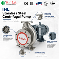 Pompe centrifuge industrielle à accouplement direct en fonte, haute efficacité, 380V 50Hz, pour circulation d'eau chimique, OEM, fournisseur IHL