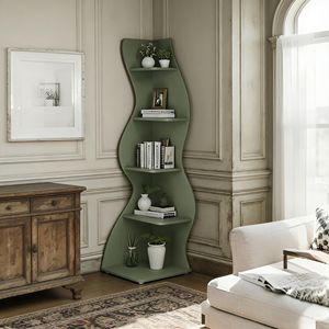 Libreria Angolare Moderna da Parete, Design Elegante e Contemporaneo - Product Image 4