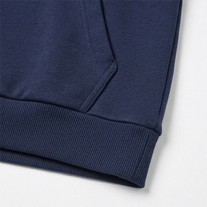 ZOTO Custom Logo Navy Blue <b>Men</b> Hoodie High Quality 360GSM Fleece Streetwear <b>Pullover</b> <b>for</b> Unisex Wholesale - Product Image 4