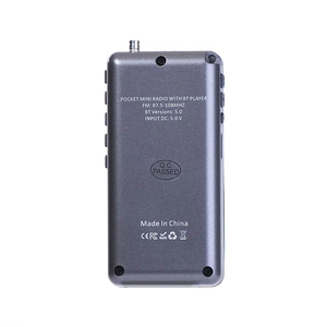 วิทยุ FM พกพาขนาดเล็กแบบกำหนดเองจากโรงงาน พร้อมบลูทูธ 5.0 รองรับการ์ด TF หน้าจอ LCD ลำโพงโลหะ หูฟัง สำหรับการเรียน การทำงาน กิจกรรมกลางแจ้ง และใช้ในบ้าน - Product Image 2