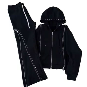 Best Selling Lightweight Men's Winter <b>Tracksuits</b> Pakistan Made Unique Style With Rhinestone Breathable And Comfortable - Product Image 2