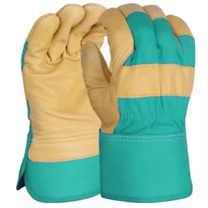Guantes de Trabajo de Alta Resistencia en Oferta, Cuero de Grano de Cabra, Resistentes al Calor y a las Chispas, Protección para las Manos - Product Image 2