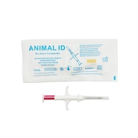 134,2 kHz 2,12mm * 12mm pequeño biovidrio Animal Id Microchip NFC / RFID Chips de identificación de seguimiento inyectable de FDX-A de FDX-B
