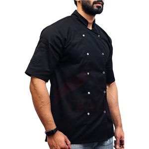 Chaqueta de Chef Personalizada para Hombre, de Polialgodón, Doble Botonadura, Estilo Abrigo, Camisa de Cocina para Hotel, Restaurante, Ropa de Cocina - Product Image 2
