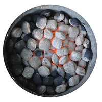 Briquettes de papier d'aluminium à allumage rapide et longue durée de combustion, sans cendres, pour barbecues – saveur de charbon de bois, sans frustration