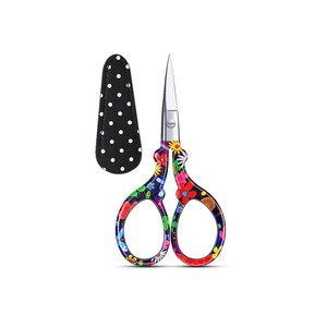 Ciseaux de couture de 3,6 pouces, ciseaux à broder tranchants avec étui en cuir pour travaux d'aiguille et artisanat - Product Image 5