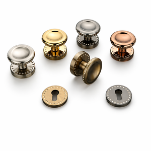 Premium Modern Door Knob Set | Stainless Steel Mortise <b>Lock</b> <b>Handle</b> Set PVD Gold Rose Gold Graphite Black Finish Designer knob - Product Image 1